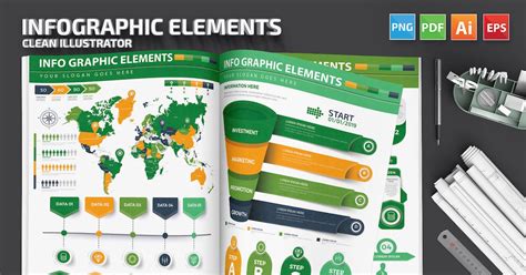 Infographics Elements, Graphic Templates - Envato Elements