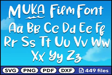 Cartoon Font Svg Png Pdf Dxf | Graphic Objects ~ Creative Market