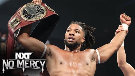 Trick Williams celebrates winning the NXT North American Title!: NXT No Mercy 2023 highlights ...