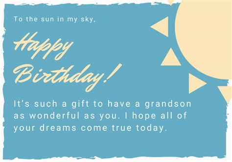 101 Unique Happy Birthday Grandson Messages and Quotes ...