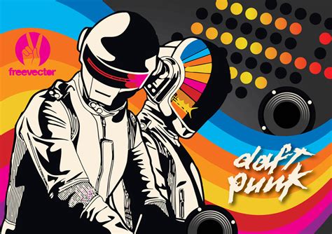 Daft Punk Vector Art & Graphics | freevector.com