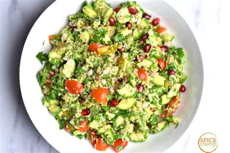 Quinoa Tabbouleh Salad | Gluten Free Tabbouleh (Tabouli) - Spice Cravings