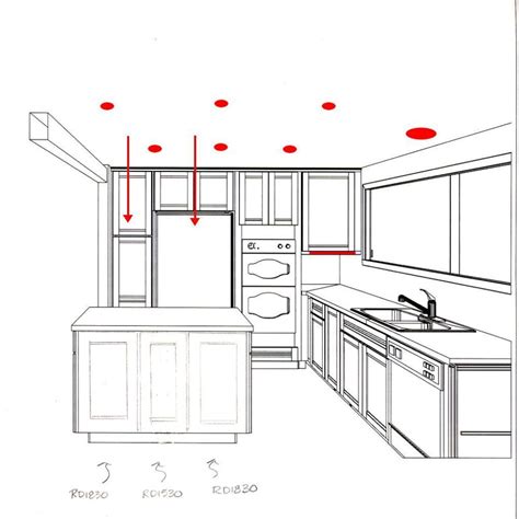 recessed lighting layout in kitchen | Recessed lighting layout, Kitchen recessed lighting ...