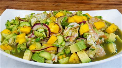 Top 50+ imagen receta de aguachile de camaron con mango - Abzlocal.mx