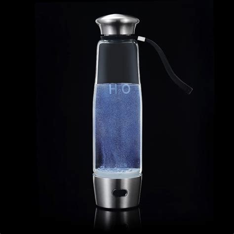 XIAOMAOTU 4th Generation 500ml Hydrogen Rich Water Bottle Rechargeable Ionizer Hydrogen Water ...