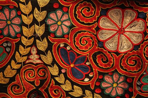 Kazakh embroidery | A traditional Kazakh rug I bought when I… | Flickr