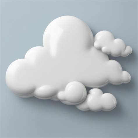 Premium Photo | Photo 3d rendering of cloud wallpaper