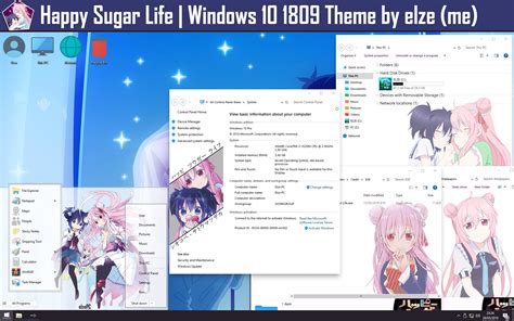 [Windows 10 Anime Theme] Happy Sugar Life by Elze by ElzePC on DeviantArt