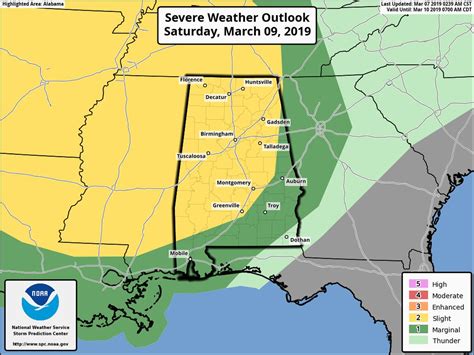 Severe weather possible again in Alabama on Saturday and Sunday - al.com