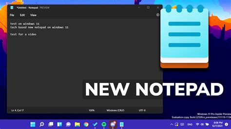 New Notepad App with Dark Mode in Windows 11 - Tech Based