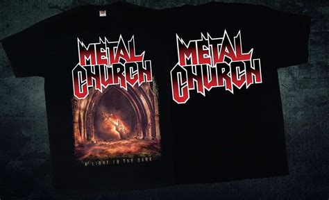 METAL CHURCH - A Light in the Dark - American Heavy Metal Band T-Shirt ...