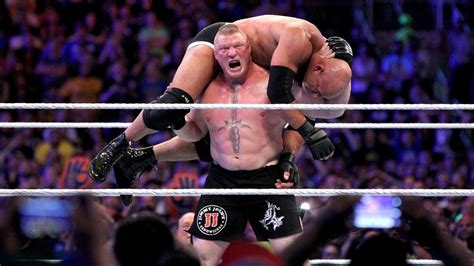 Brock Lesnar def. Goldberg to win the Universal Championship | WWE