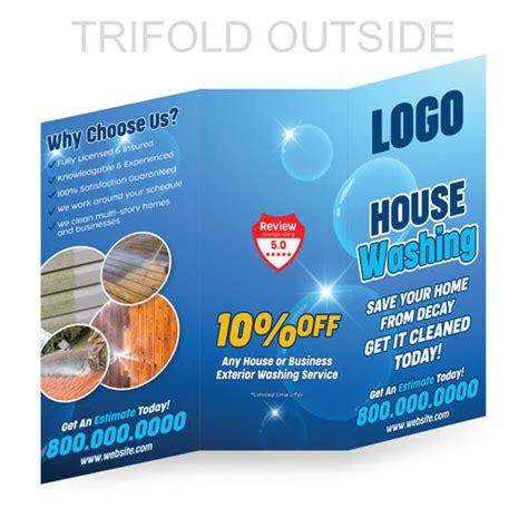 Pressure Washing Brochures | Print Design for Power Washing ...