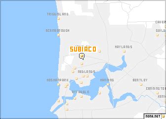 Subiaco (Australia) map - nona.net