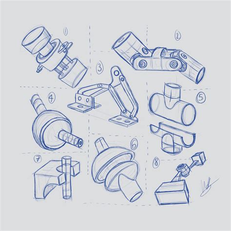 ArtStation - Mechanical Joint Study