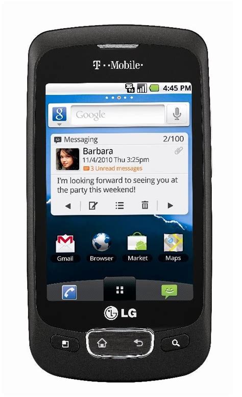 LG Introduces the Optimus T: An Entry-Level Android Smartphone | PCWorld