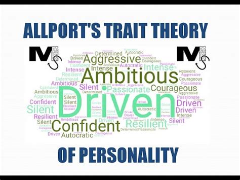 Gordon Allport's personality theory - psychology - 2024