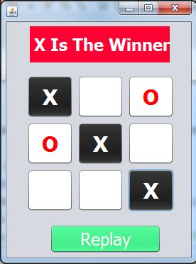 Java Tic Tac Toe Game Source Code - C#, JAVA,PHP, Programming ,Source Code