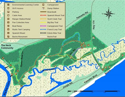 Where to Catch Fish in Colleton County South Carolina ~ National and State parks