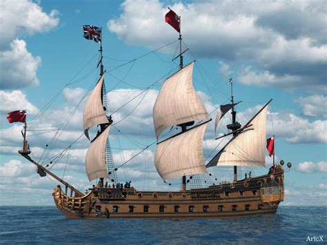 Recreating the ships of the 17th century: British 3rd rate ship of the ...