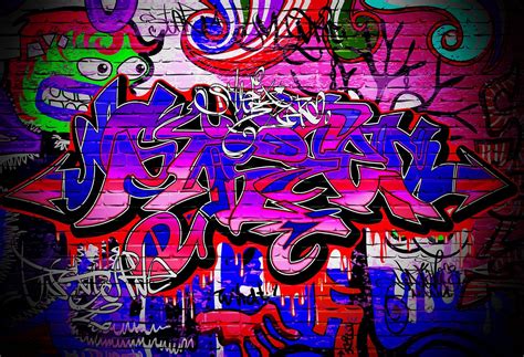 Scenic Backdrops Graffiti Backgrounds Brick Wall Backdrops HJ04257 ...