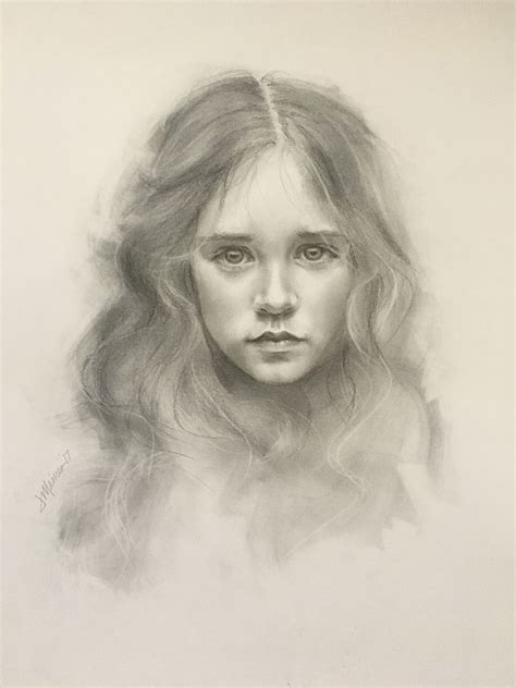 Realistic portrait realistic color pencil drawing - bitebery