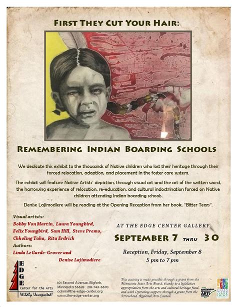 Edge Center for the Arts: Remembering the Indian Boarding schools