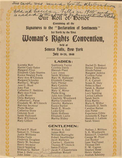 This Day In History • July 19, 1848: The Seneca Falls Convention...