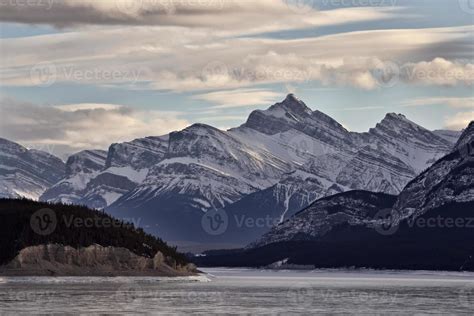 Rocky Mountains in Winter Canada 5437423 Stock Photo at Vecteezy