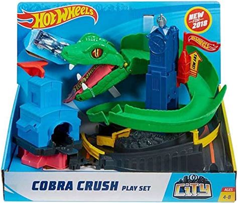 Hot Wheels City Cobra Crush Playset | Pricepulse