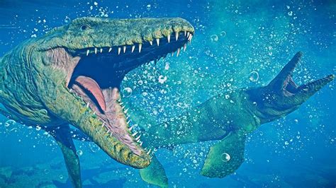 Mosasaurus Attack Scene - YouTube