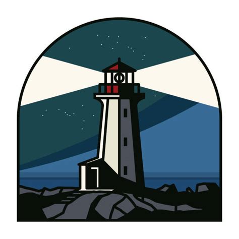 Lighthouse Maine Illustrations, Royalty-Free Vector Graphics & Clip Art - iStock