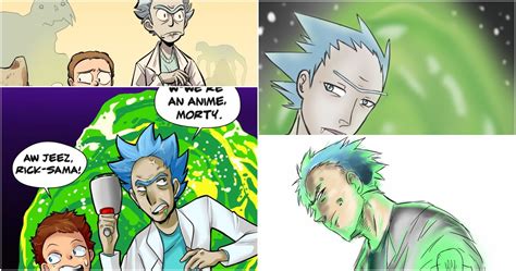 What If Rick And Morty Was An Anime? 10 Awesome Pieces Of Anime-Style ...