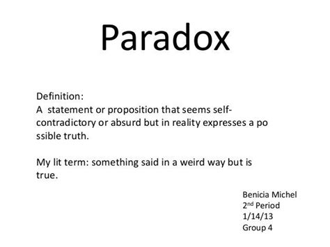 Paradox | Paradox, Reality, Sayings