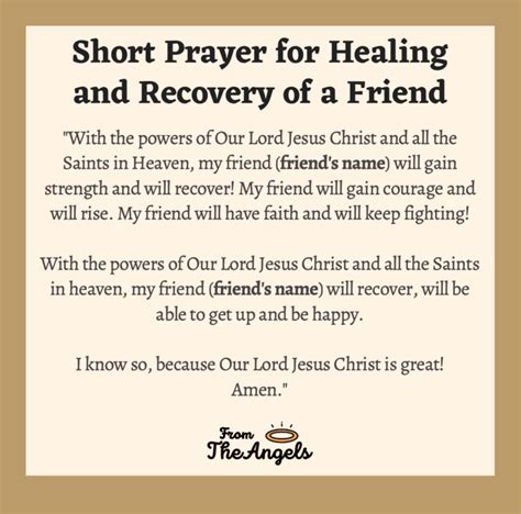 7 Prayers for Healing a Friend: Short Praying With Images