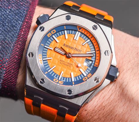 Audemars Piguet Royal Oak Offshore Diver 'Funky Colour Edition' Watches For 2017 Hands-On ...