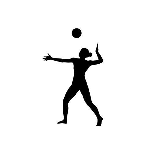 Volleyball Silhouette Sport - Woman playing volleyball,Sketch png download - 3333*3333 - Free ...