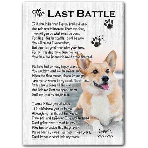 The Last Battle Dog Poem