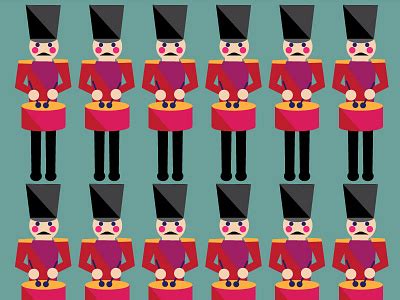 12 Drummers Drumming by Holly Akkerman on Dribbble