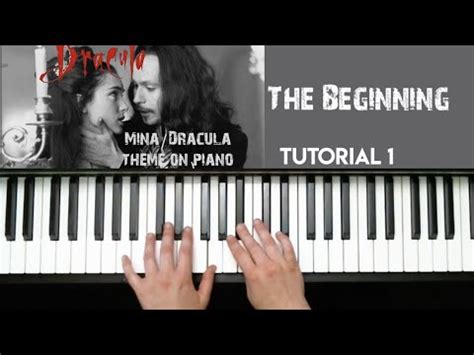 the beginning DRACULA piano tutorial 1 EASY INTERMEDIATE - YouTube