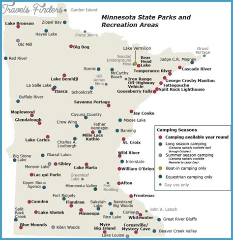 MAPLEWOOD STATE PARK MAP MINNESOTA - TravelsFinders.Com