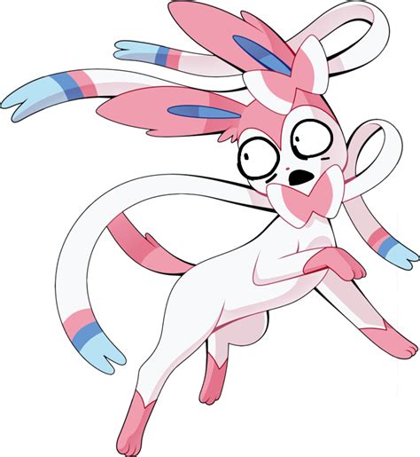 Sylveon scared by KingSusiePen24 on DeviantArt