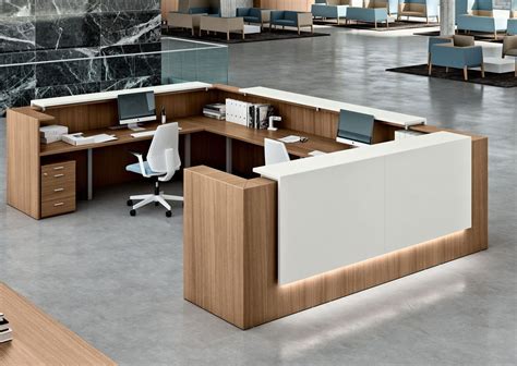 2 person reception desk with counter - marbut-roegner-99