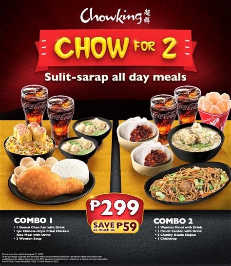 [Updated] Chowking Menu Prices Philippines (March) 2024