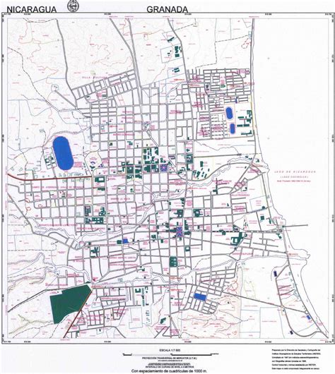 Mapa de Granada, Nicaragua - mapa.owje.com