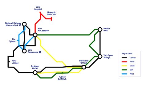 I made a map for a Light Rail system in York, Not New York, York, UK. : r/TransitDiagrams