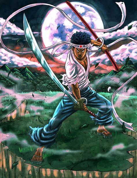 C.Knight Art: Photo | Afro samurai, Samurai wallpaper, Black anime characters