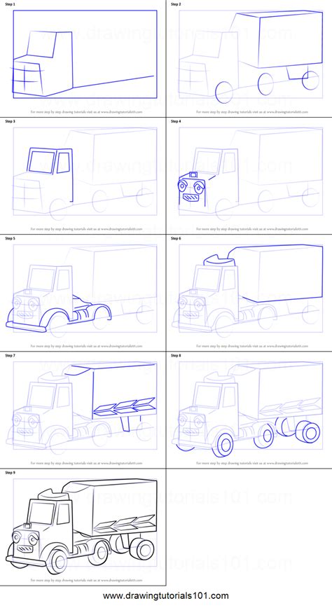 How to Draw Packer from Bob the Builder