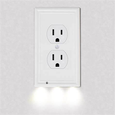 4-Pack: LED Night Light Outlet Cover - Assorted Styles | DailySale