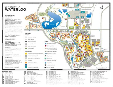 Waterloo campus map - Map of Waterloo campus (England)